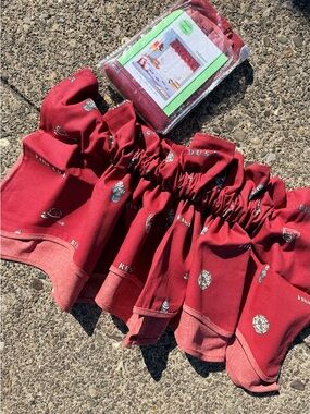 Waverly Home Fire Engine Valence, opened for photo purposes only. 🧯🚒